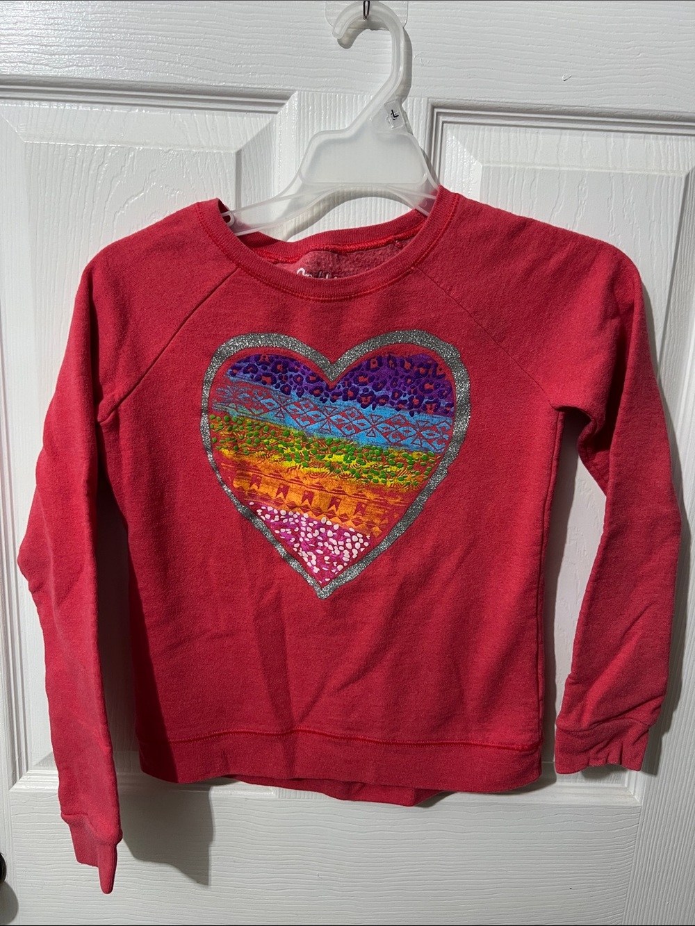 Pink Heart Sweatshirt - like new!